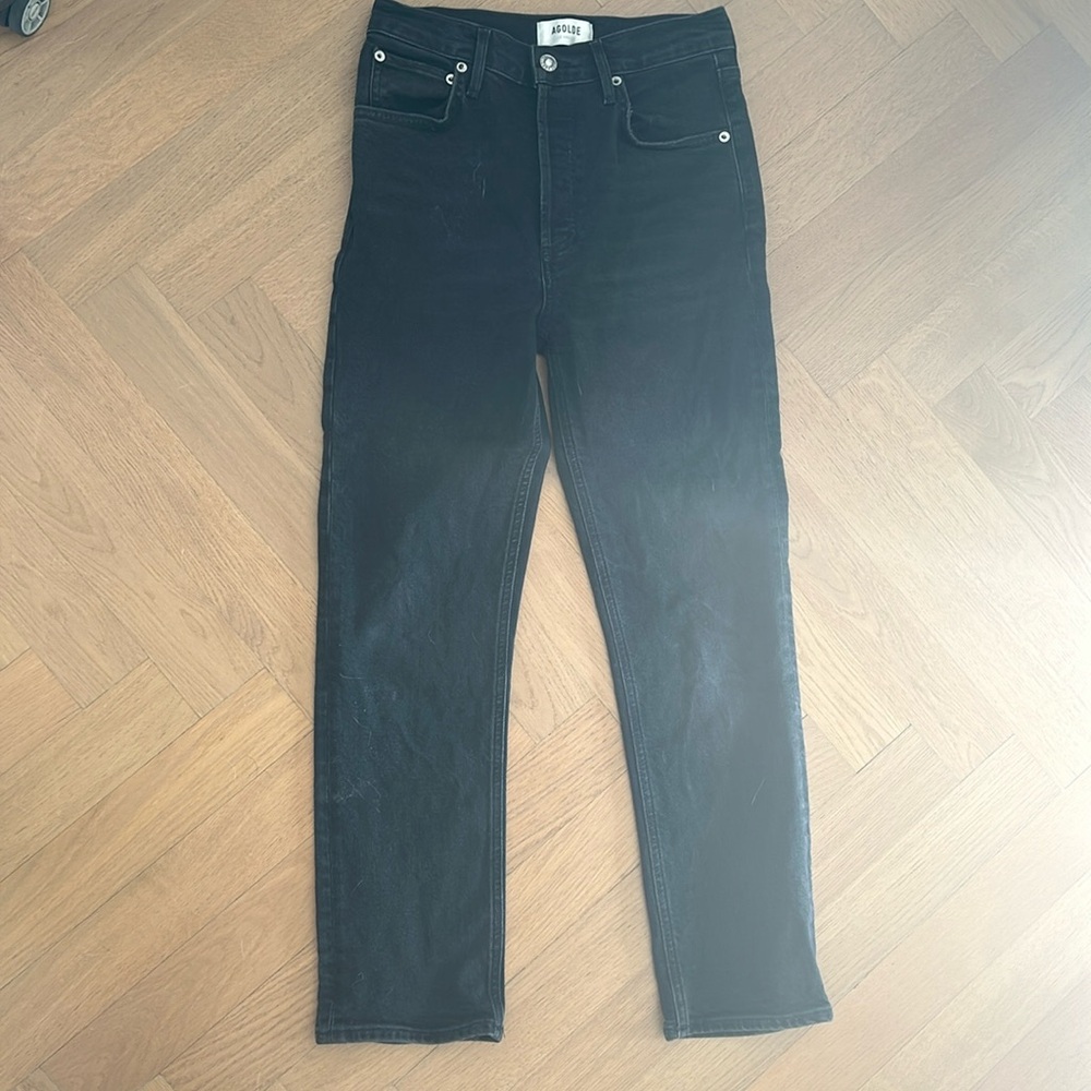 Black Agolde jeans